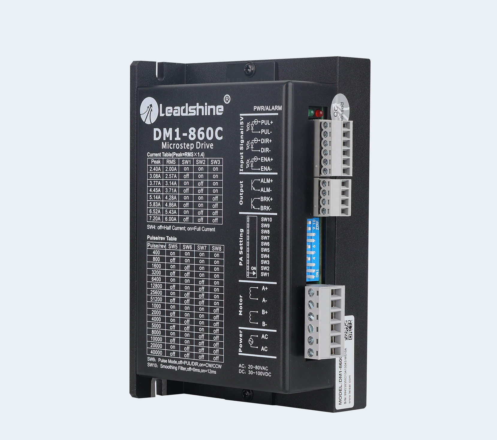 DM1-860C  <br> 通用型数字步进驱动器