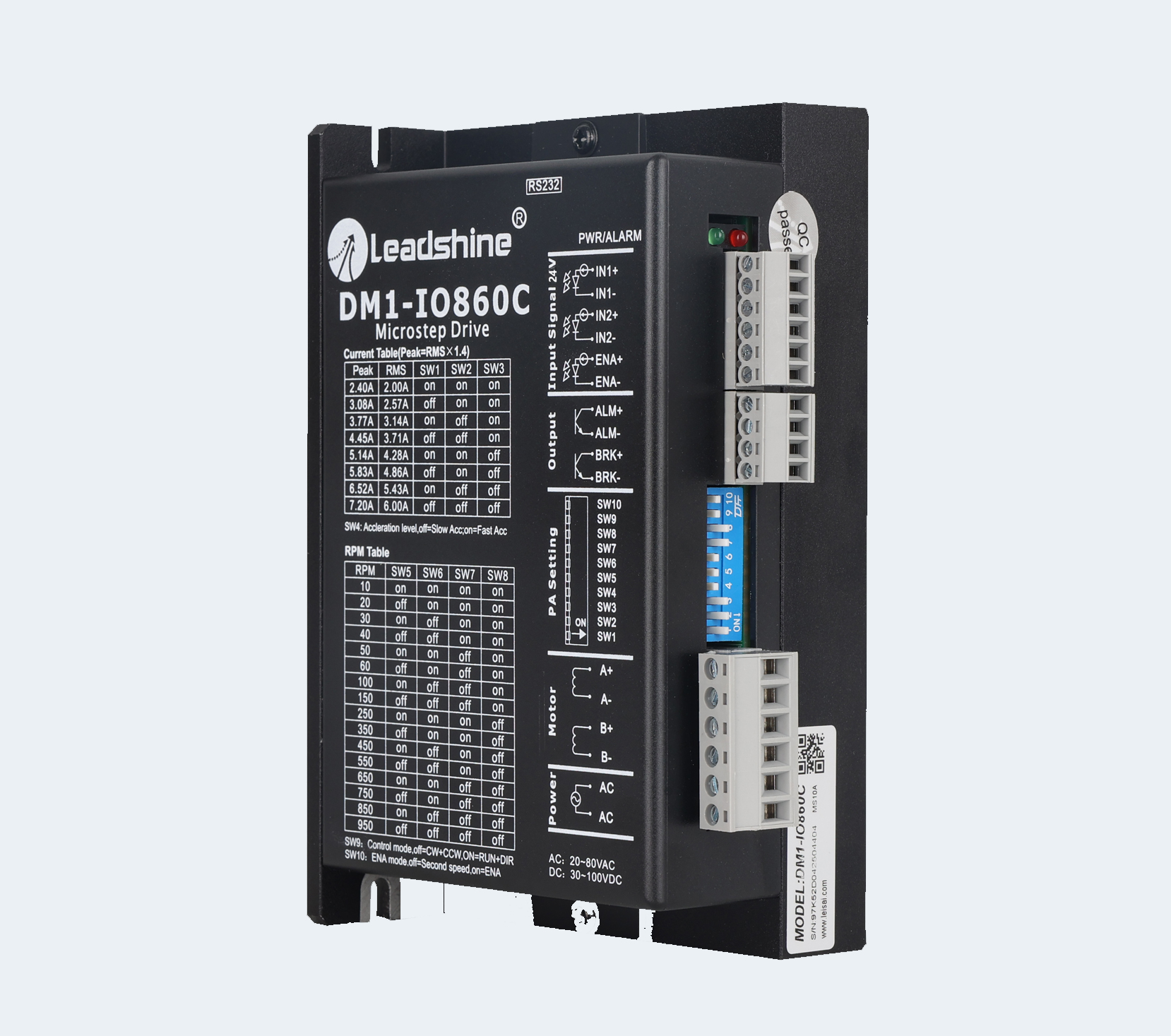 DM1-IO860C  <br> 通用型数字步进驱动器